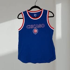 Chicago Cubs Sleeveless Tank Top – Royal Blue (Women’s L/G)